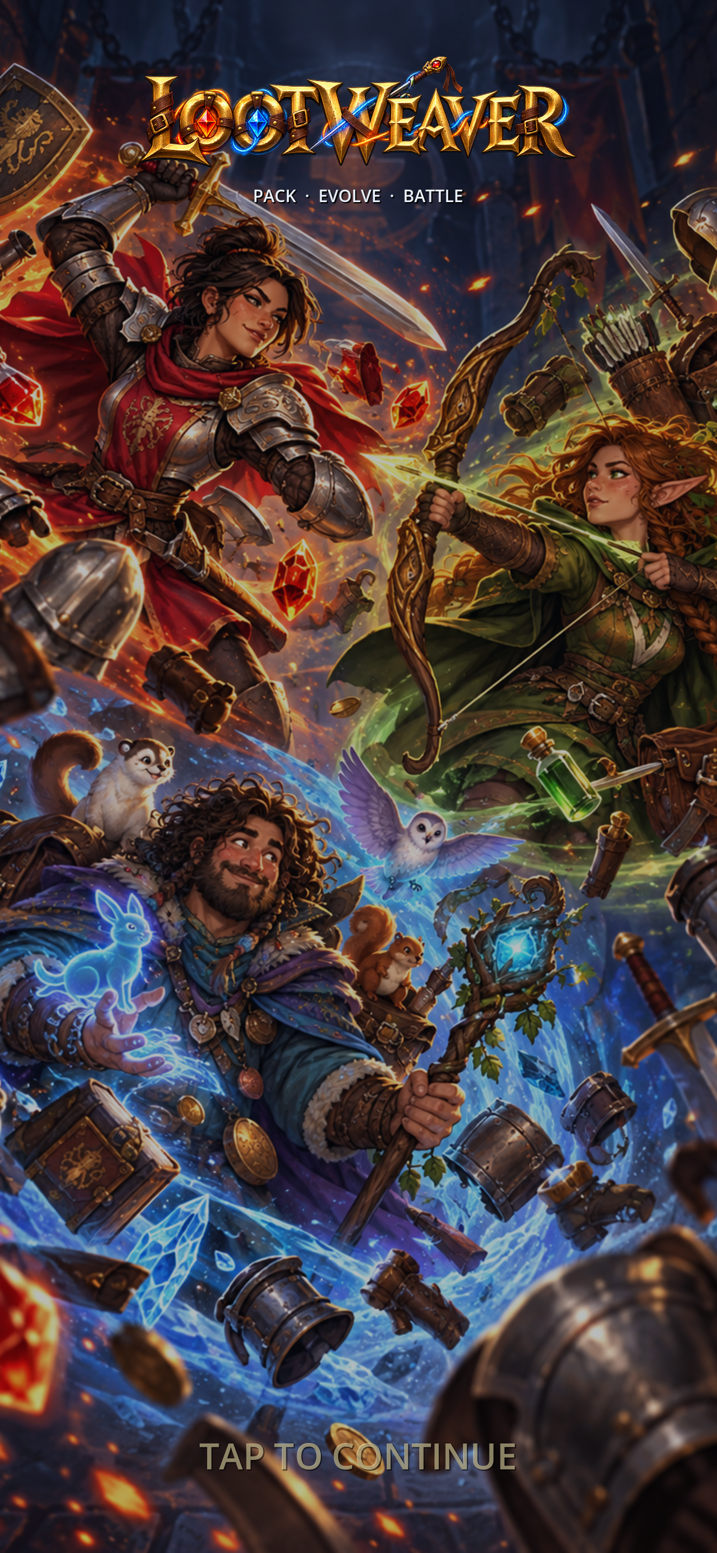 Lootweaver title screen